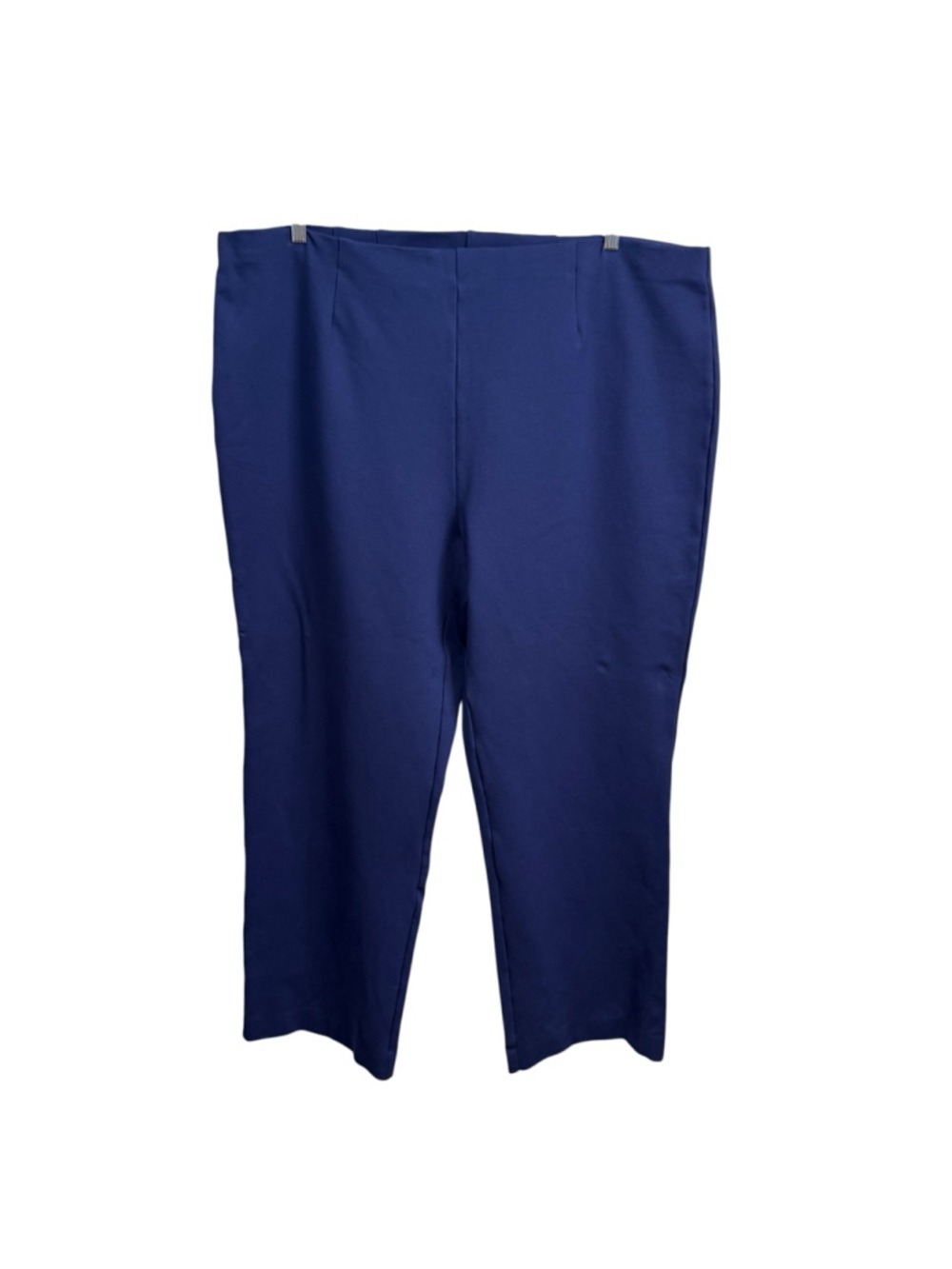 Coldwater Creek Pull On Straight Leg Pants Women’s 3X Blue Stretch NWOT